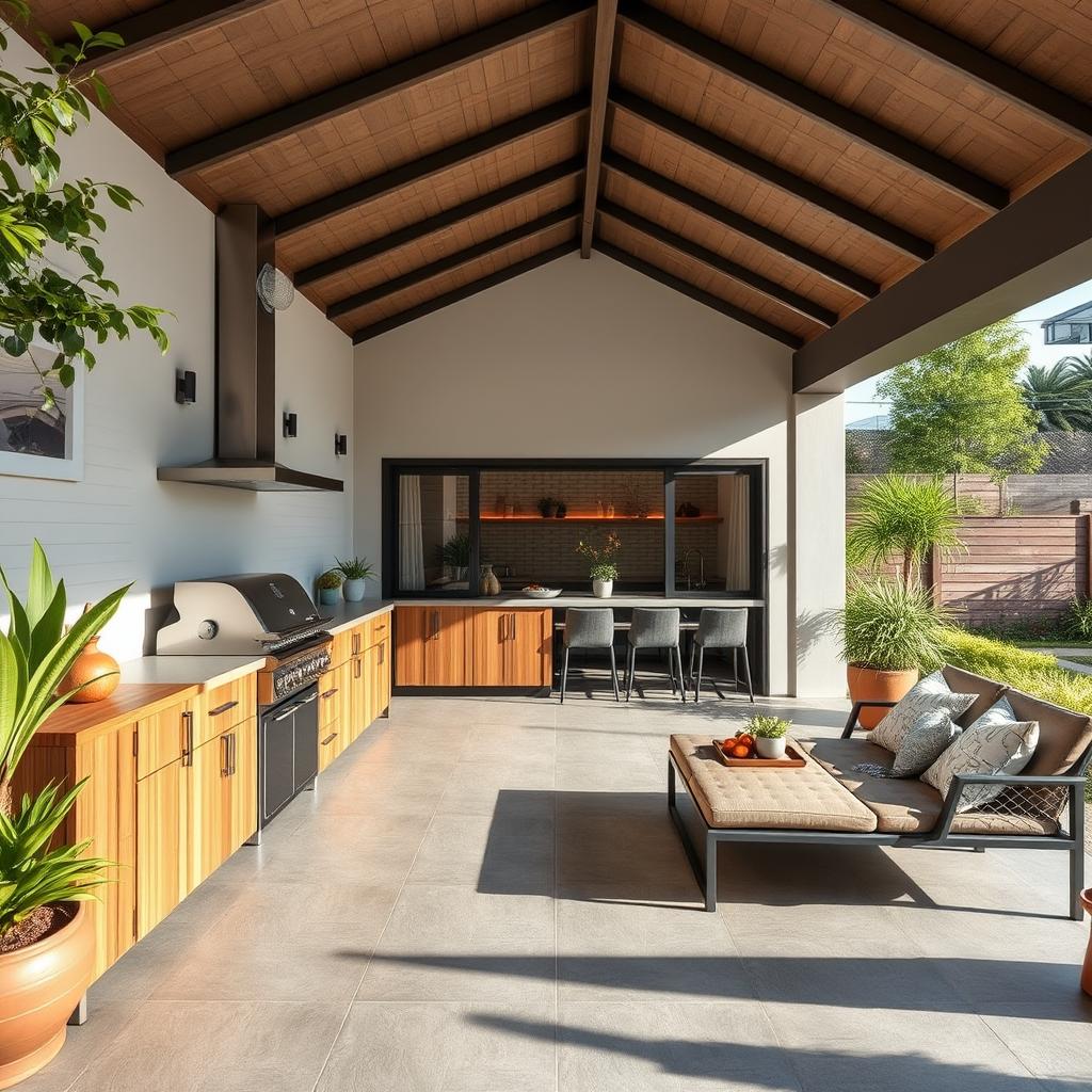 Melhor piso para varanda gourmet, churrasqueira e área de lazer - Dicas úteis