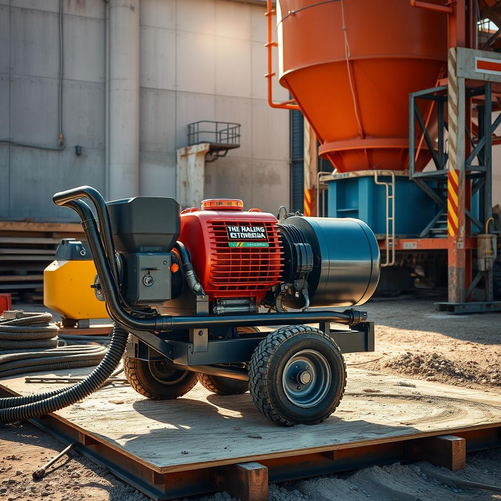 Bomba de concreto acoplada a betoneira: economia e praticidade - Dicas úteis