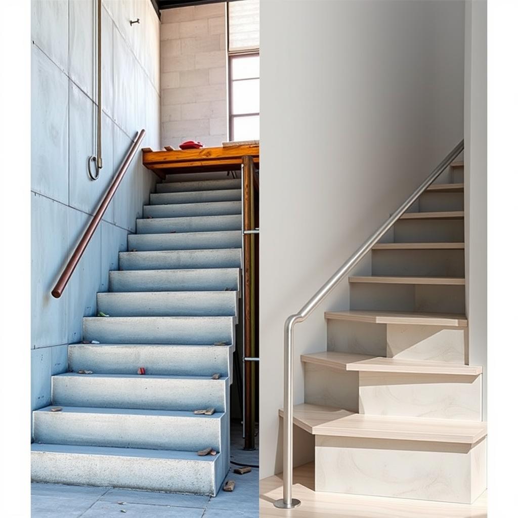 Escada construída na obra ou pré-moldada - Qual escolher? Dicas importantes.