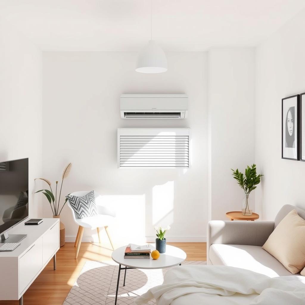 Ar-condicionado split window - Dicas de decoração para ambientes pequenos.