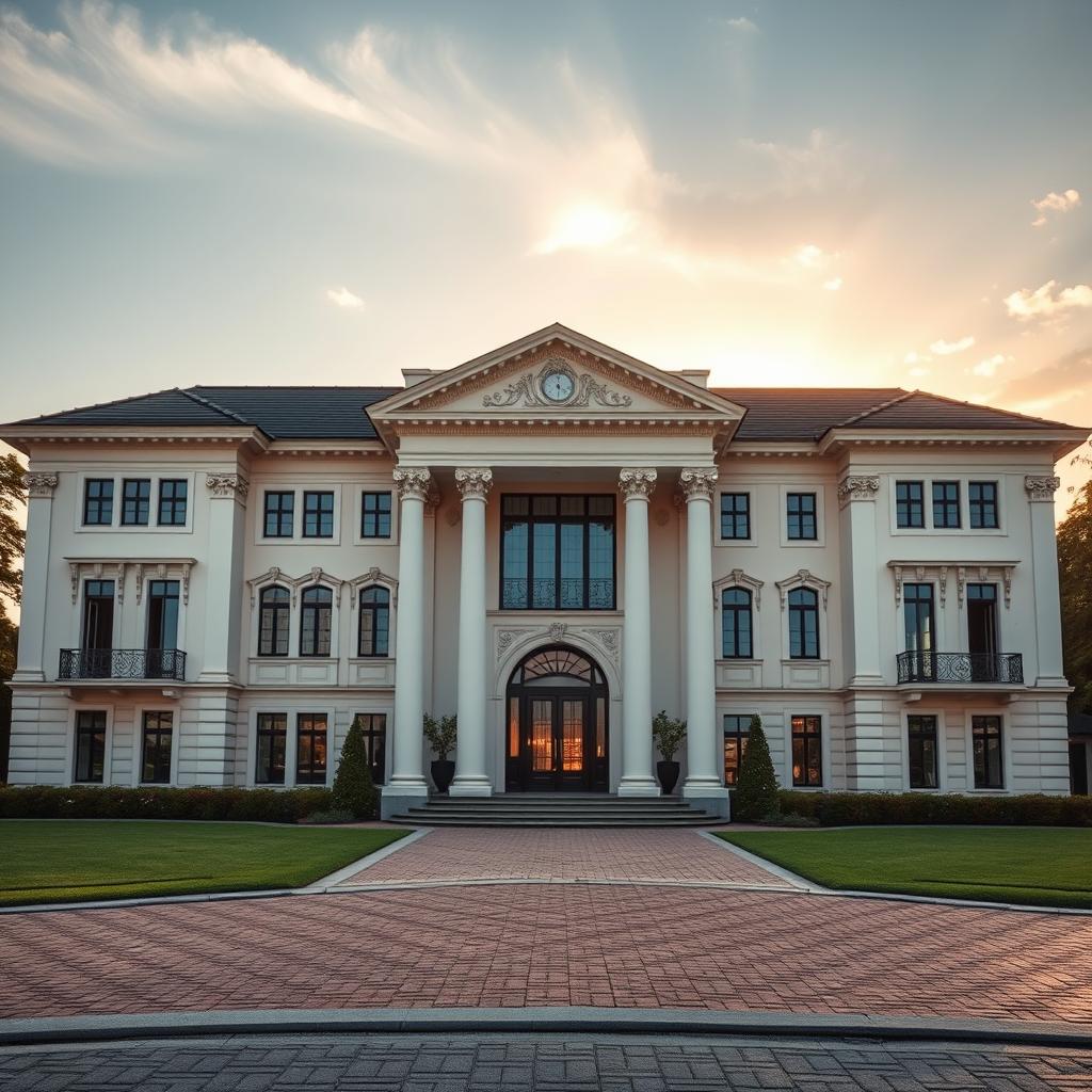 Projetos de casas neoclássicas de alto padrão - Inspiração e tendências