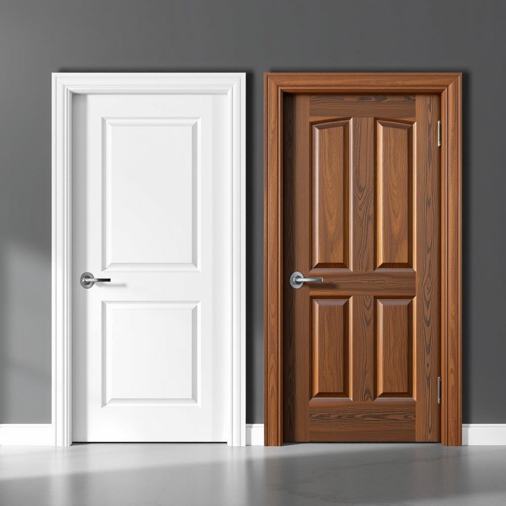 Saiba as diferenças entre portas em PVC e madeira - Dicas úteis