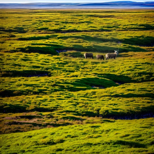 O papel das plantas na formação de ecossistemas de tundra. 24