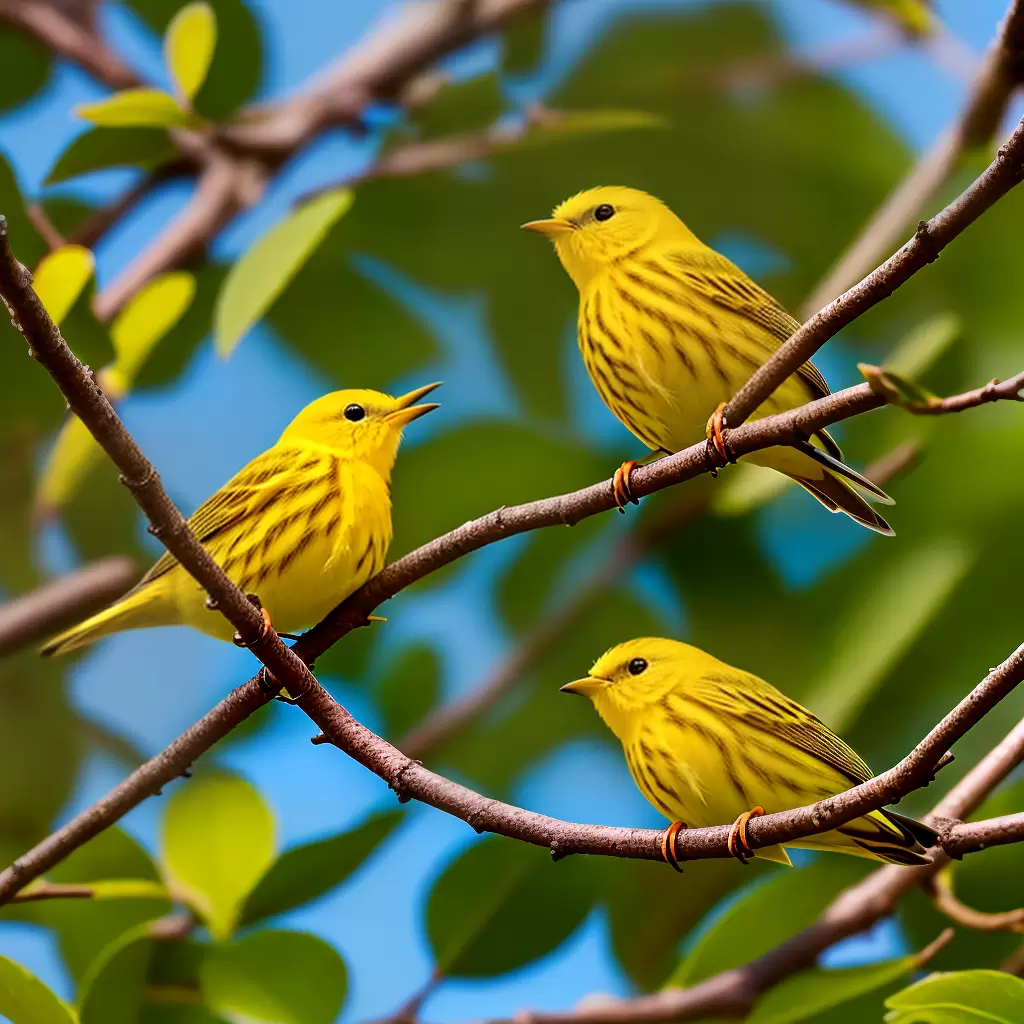 Brilho Solar: Dendroica Coronata, a Mariquita-Amarela