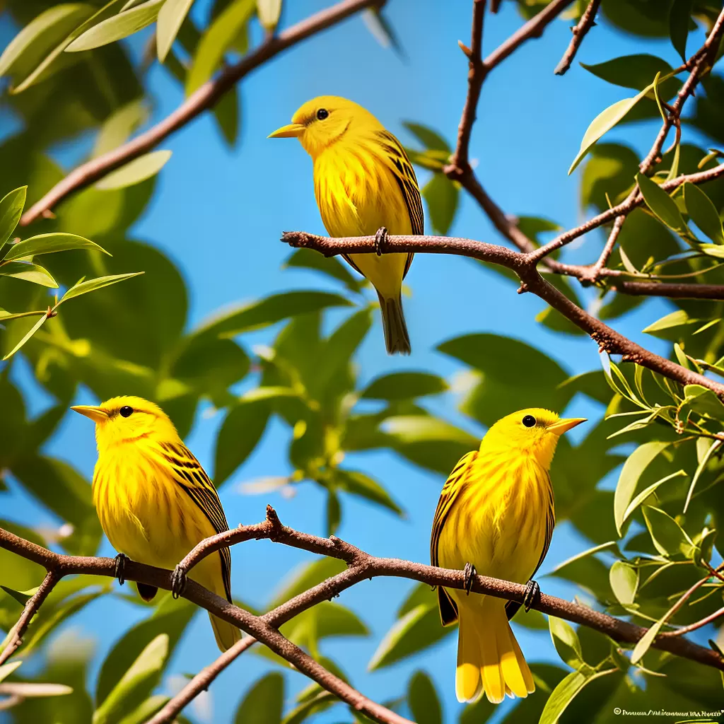 Brilho Solar: Dendroica Coronata, a Mariquita-Amarela 4
