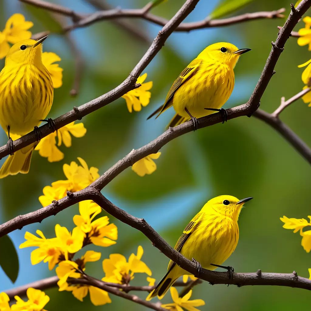Brilho Solar: Dendroica Coronata, a Mariquita-Amarela 6