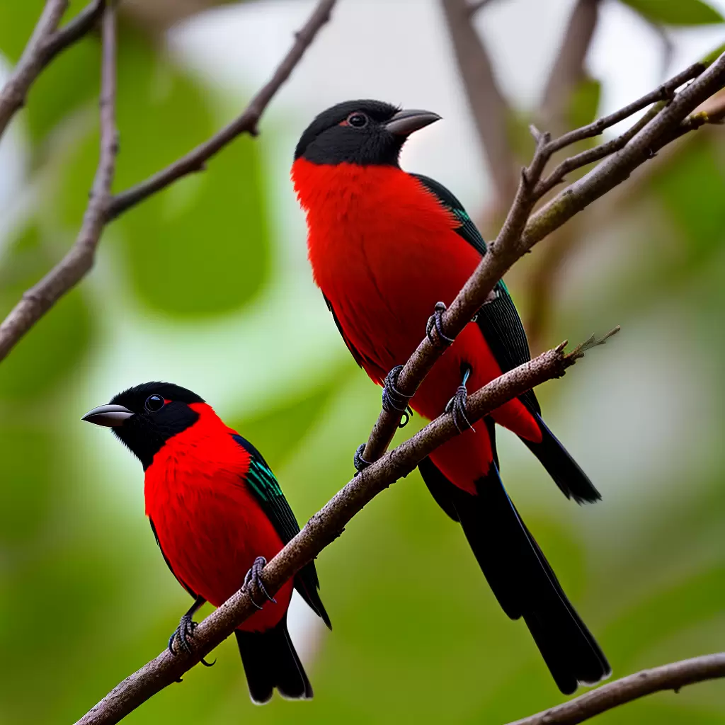 Beleza Distinta: Pachyramphus Polychopterus, o Cabeça-Encarnada-do-Sul