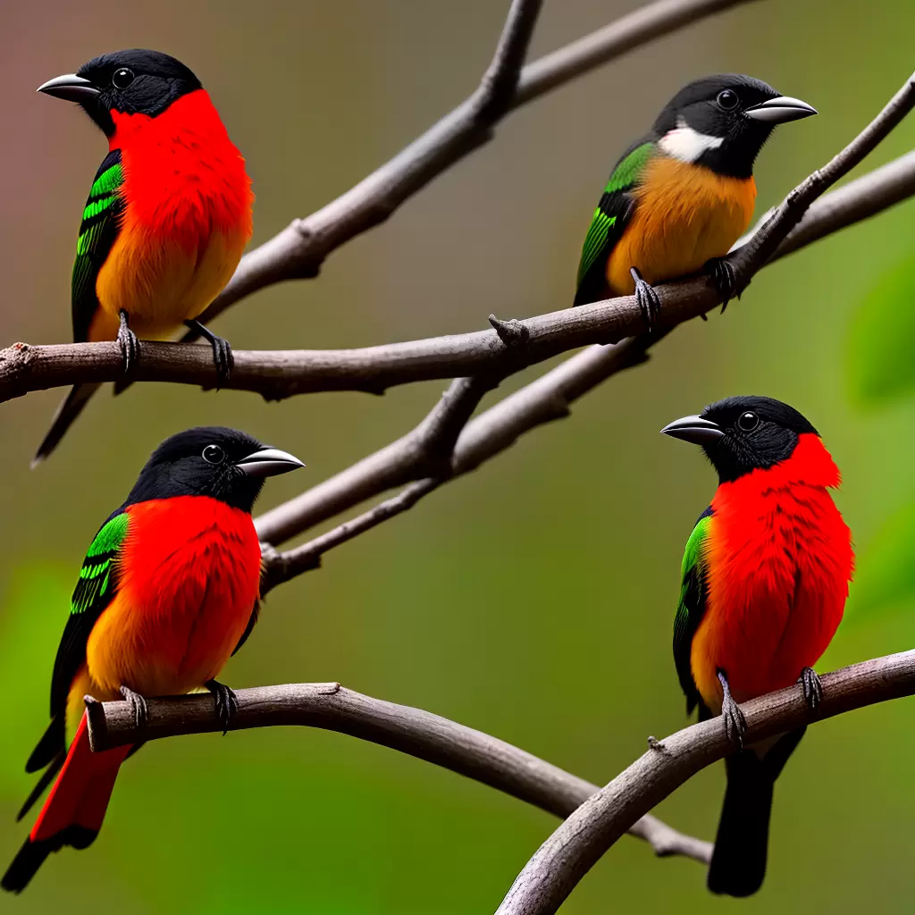 Beleza Distinta: Pachyramphus Polychopterus, o Cabeça-Encarnada-do-Sul 6