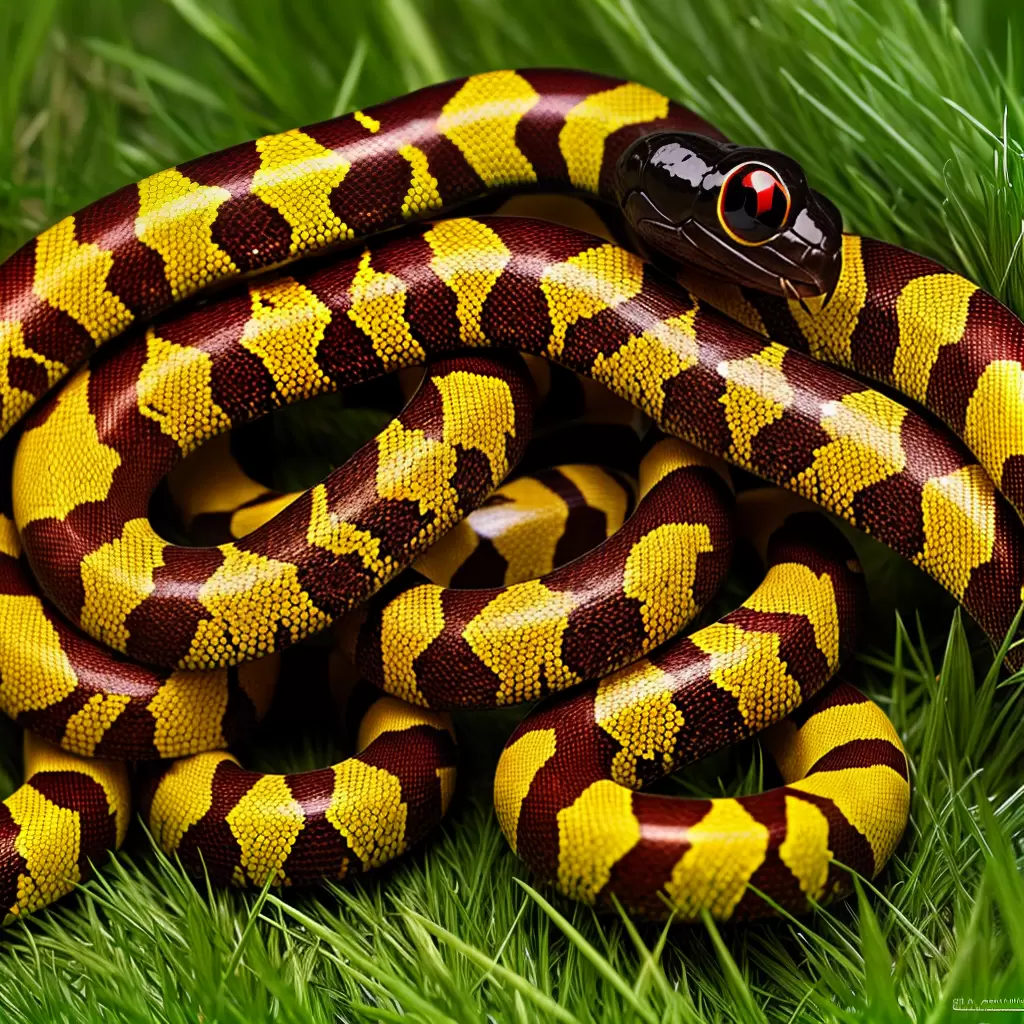 Enganadora Colorida: A Cobra Coral Falsa, uma Serpente Não Venenosa com ...