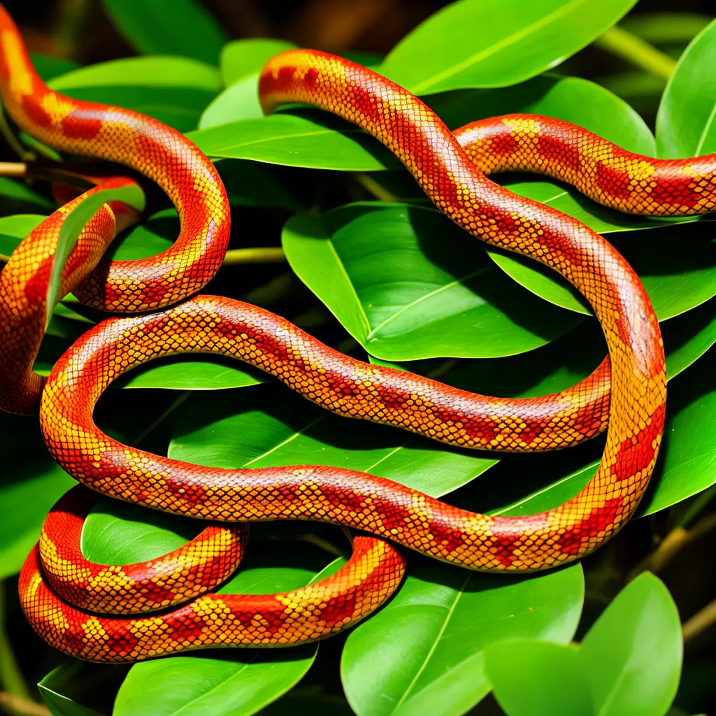 Enganadora Colorida: A Cobra Coral Falsa, uma Serpente Não Venenosa com Padrão Semelhante à Cobra-Coral 4