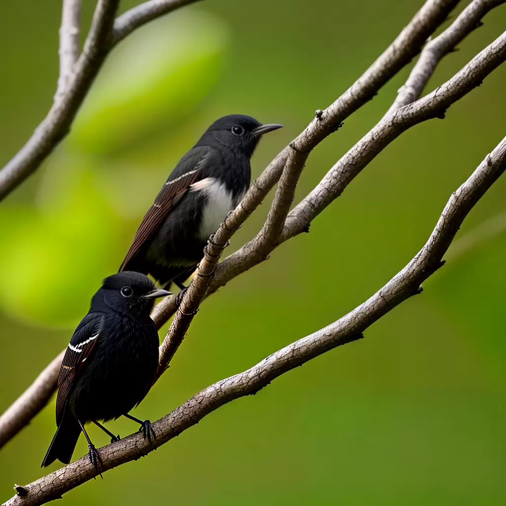 Elegância Obscura: Phoenicurus Ochruros, o Rabirruivo-Preto 6