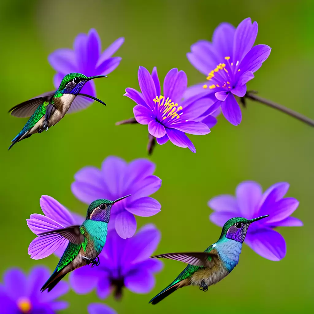 Beleza Luminosa: Thalurania Glaucopis, o Beija-Flor-de-Fronte-Violeta 3 Beleza Luminosa: Thalurania Glaucopis, o Beija-Flor-de-Fronte-Violeta 2