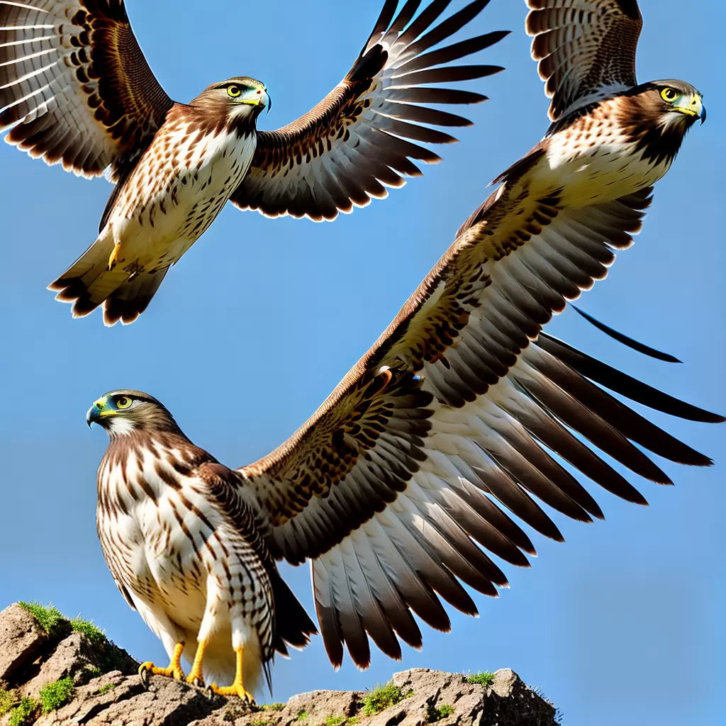 Vigilante do Céu: Buteo Platypterus, o Gavião-de-Asa-Larga