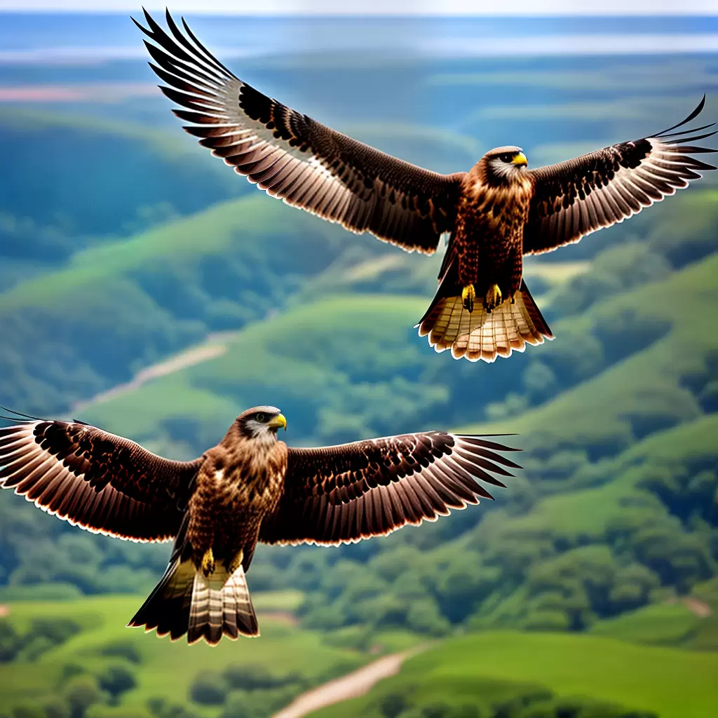 Vigilante do Céu: Buteo Platypterus, o Gavião-de-Asa-Larga 2