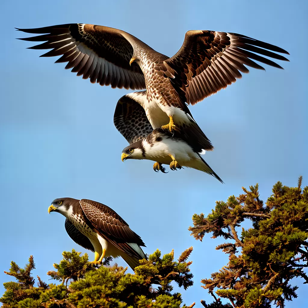 Vigilante do Céu: Buteo Platypterus, o Gavião-de-Asa-Larga 4