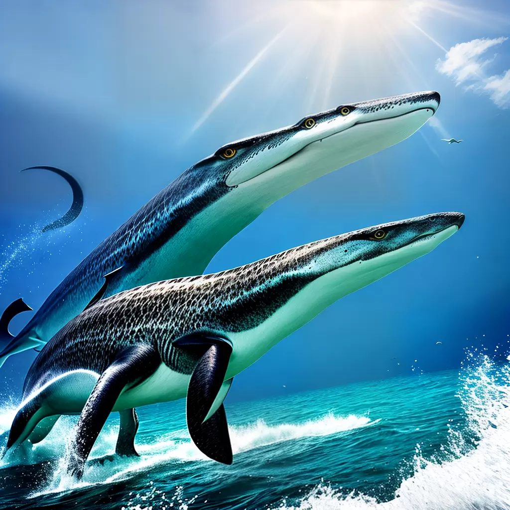 O Elasmossauro, um réptil marinho com pescoço comprido e nadadeiras em forma de leque 3 O Elasmossauro, um réptil marinho com pescoço comprido e nadadeiras em forma de leque 2