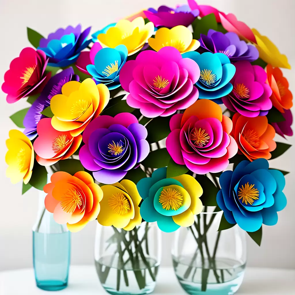 Crie ARRANJOS de flores de papel: guia completo 3 Crie ARRANJOS de flores de papel: guia completo 2