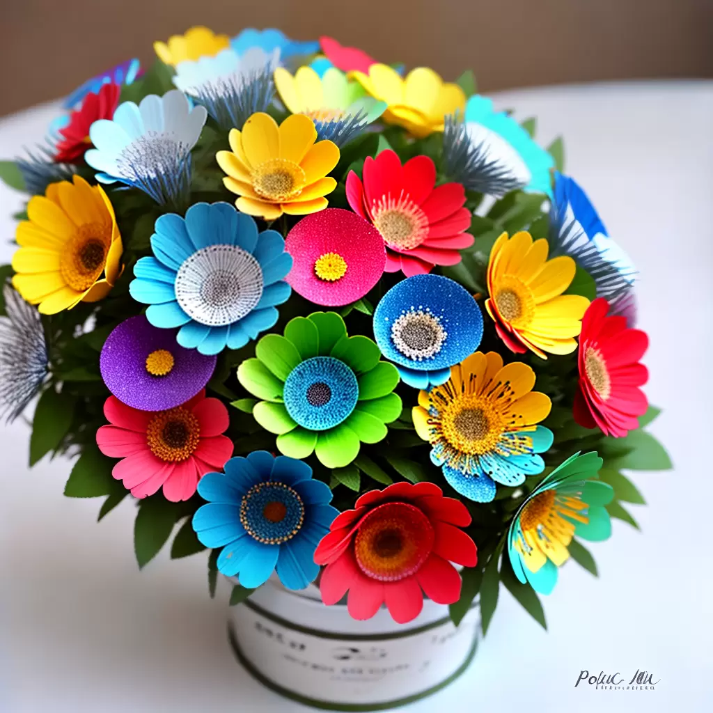 Artesanato com flores de LATA: inspirações sustentáveis 8