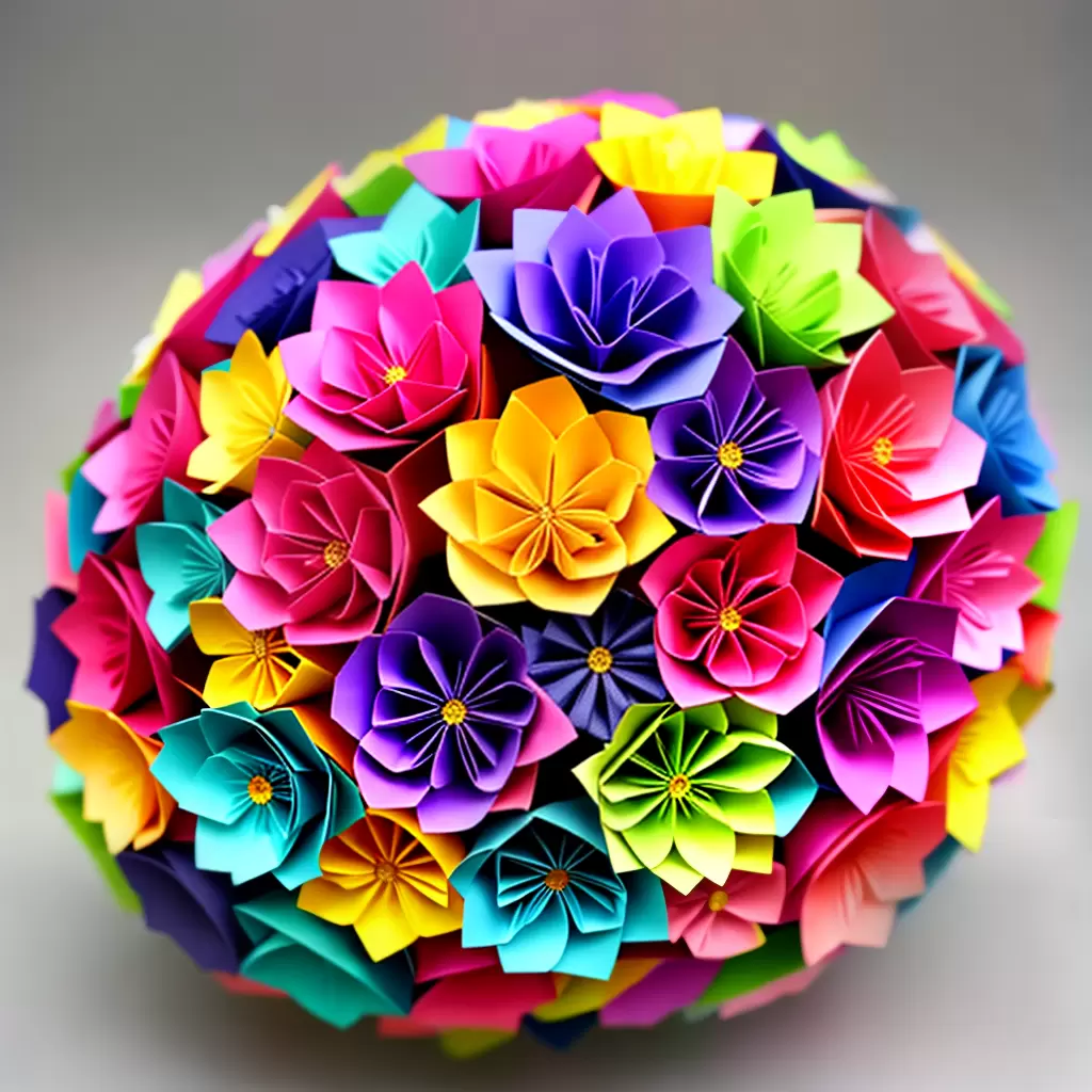 Faça você mesmo: IMPRESSIONE com origamis de flores 5 Faça você mesmo: IMPRESSIONE com origamis de flores 4