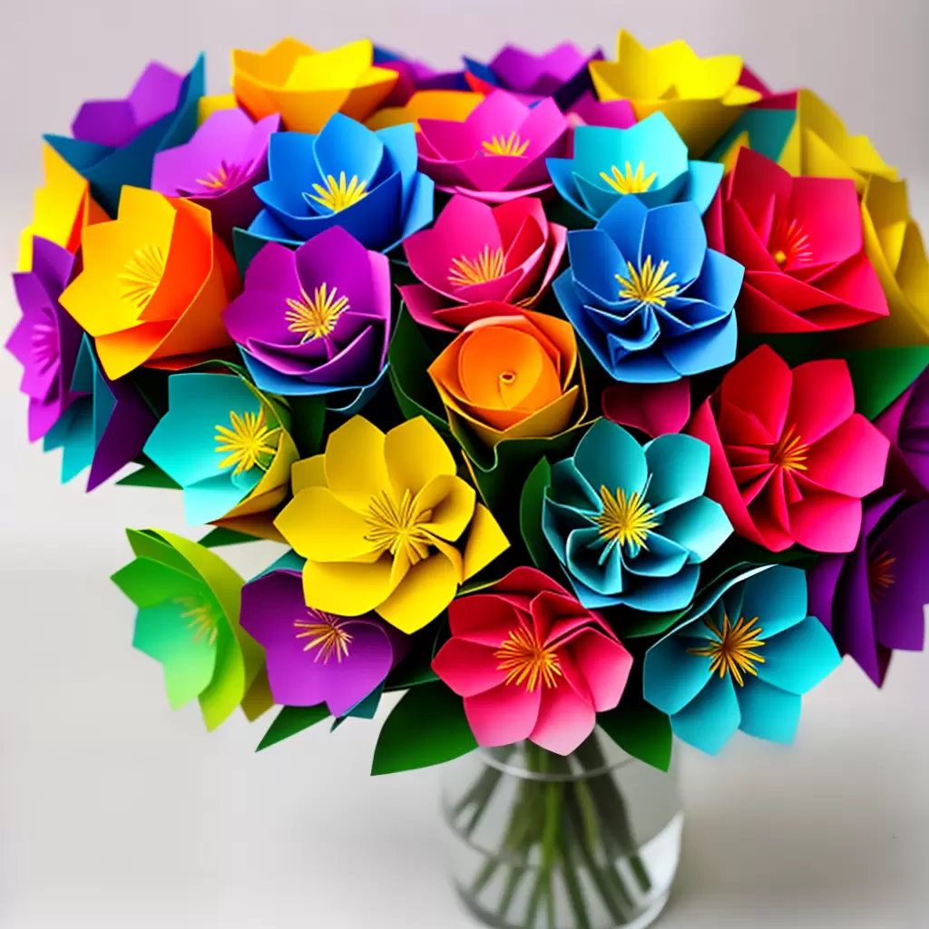 Faça você mesmo: IMPRESSIONE com origamis de flores 9 Faça você mesmo: IMPRESSIONE com origamis de flores 8