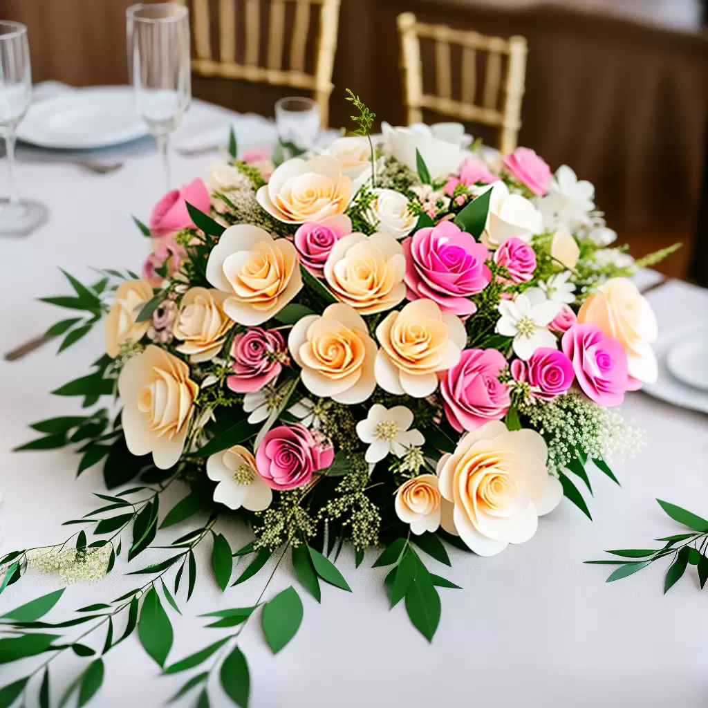 Artesanato para casamentos: como FAZER decorações com flores artesanais 7 Artesanato para casamentos: como FAZER decorações com flores artesanais 6