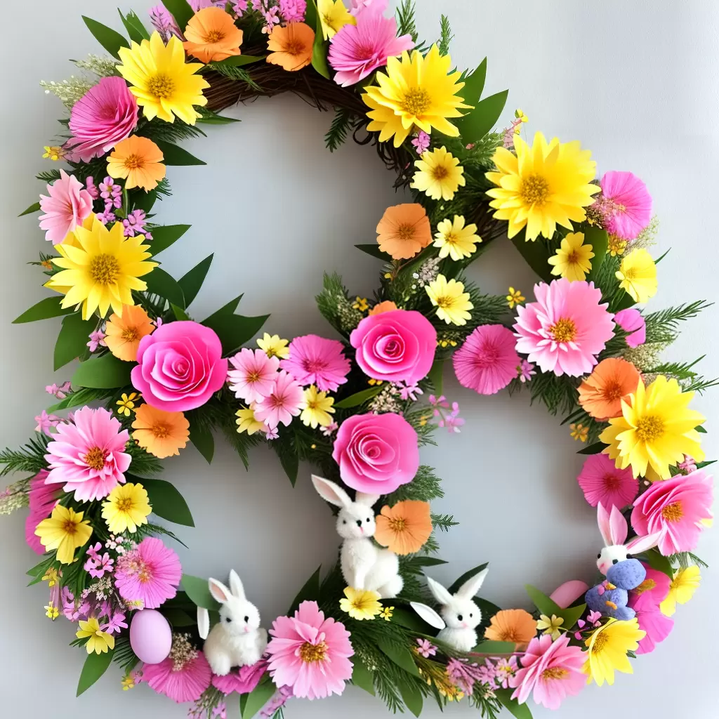 Crie decorações INCRÍVEIS para a Páscoa com flores artesanais 4