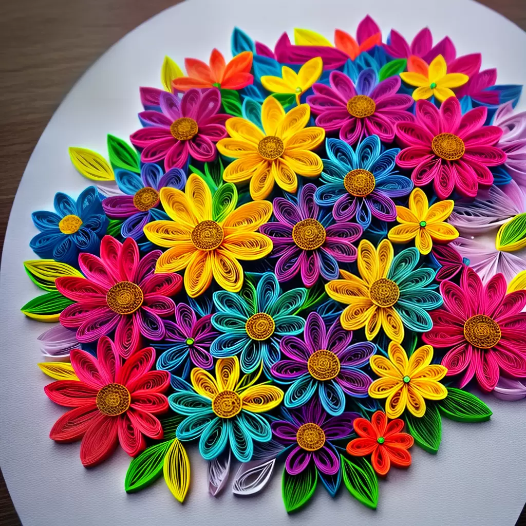 Conheça a ARTE de fazer flores de quilling 4