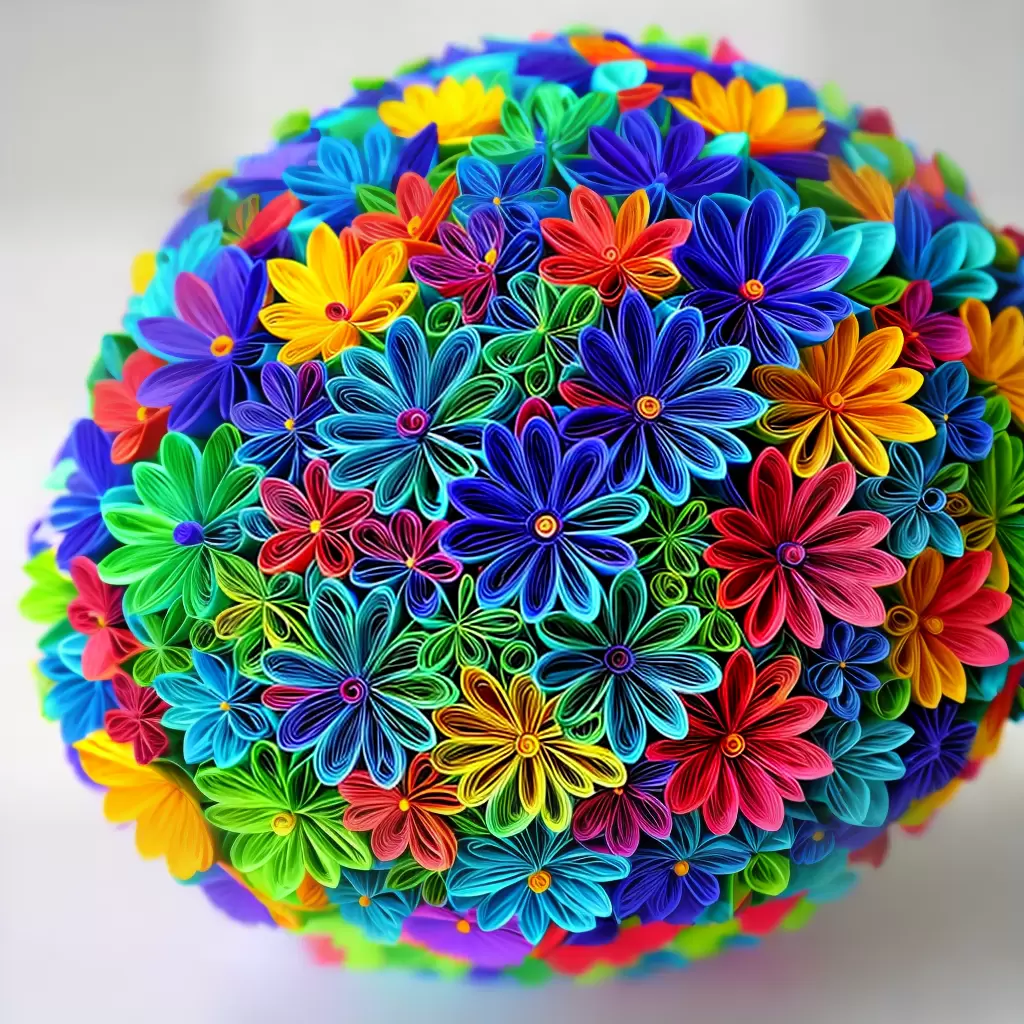 Conheça a ARTE de fazer flores de quilling 8