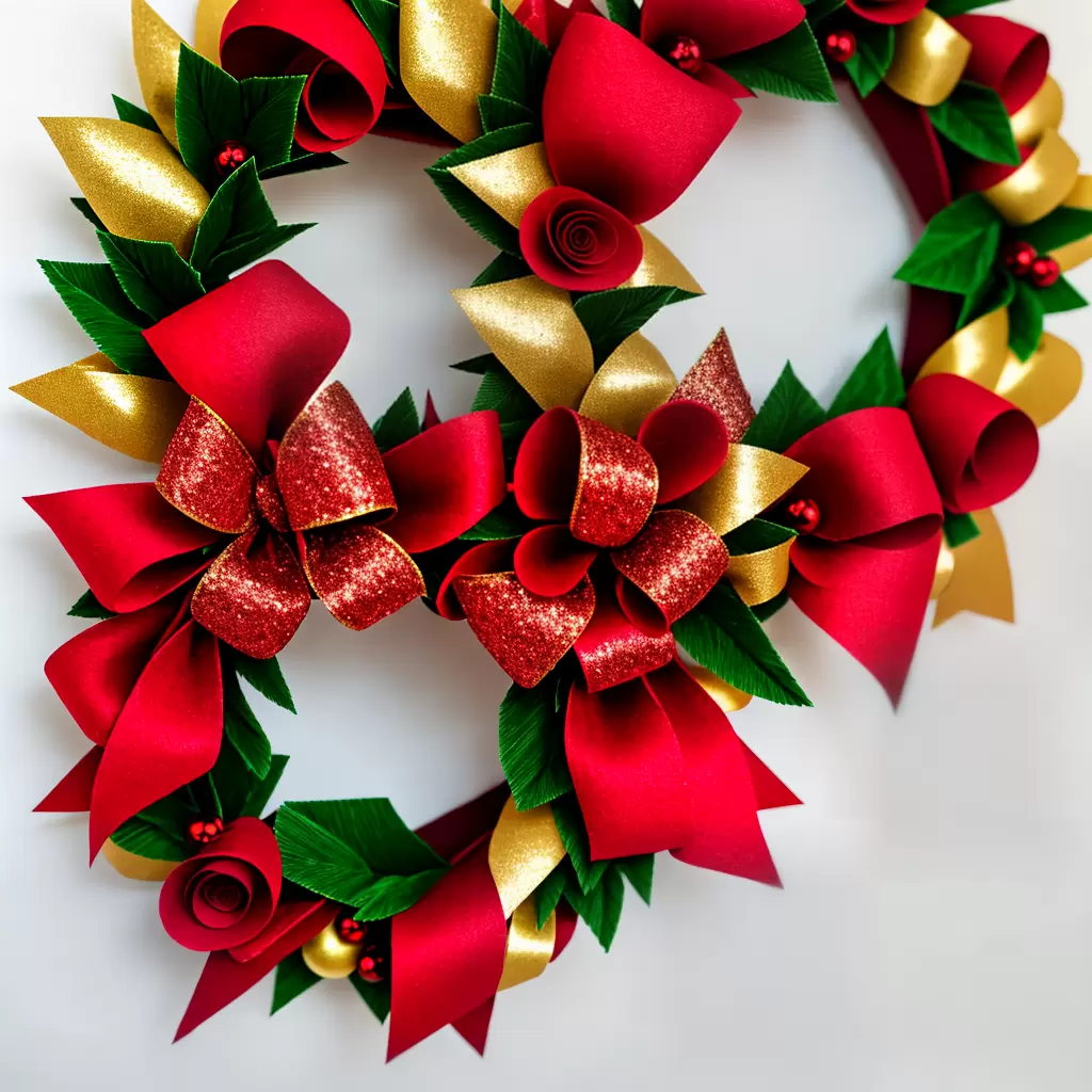 Decoração de Natal com FLORES artesanais: inspirações 3 Decoração de Natal com FLORES artesanais: inspirações 2