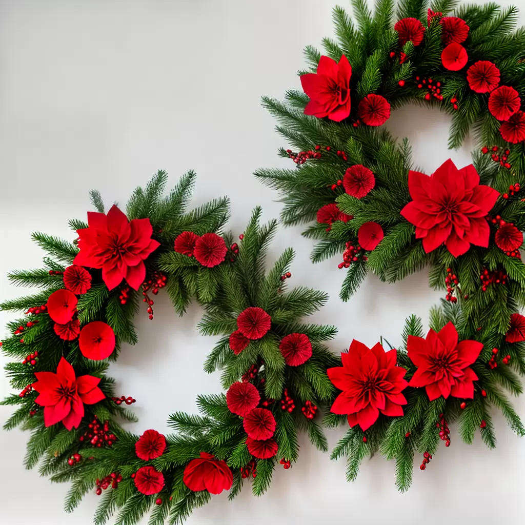 Decoração de Natal com FLORES artesanais: inspirações 7 Decoração de Natal com FLORES artesanais: inspirações 6