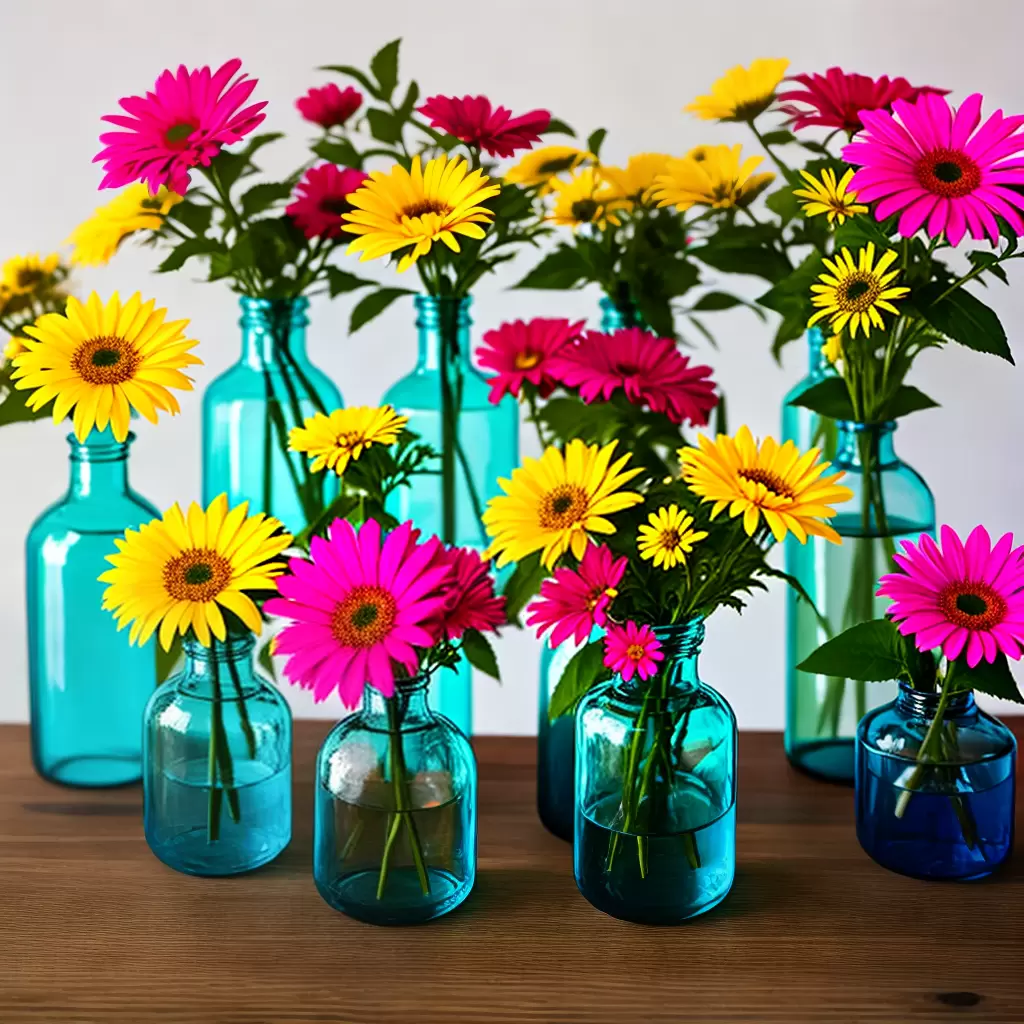 Como TRANSFORMAR garrafas de vidro em vasos de flores artesanais 9 Como TRANSFORMAR garrafas de vidro em vasos de flores artesanais 8