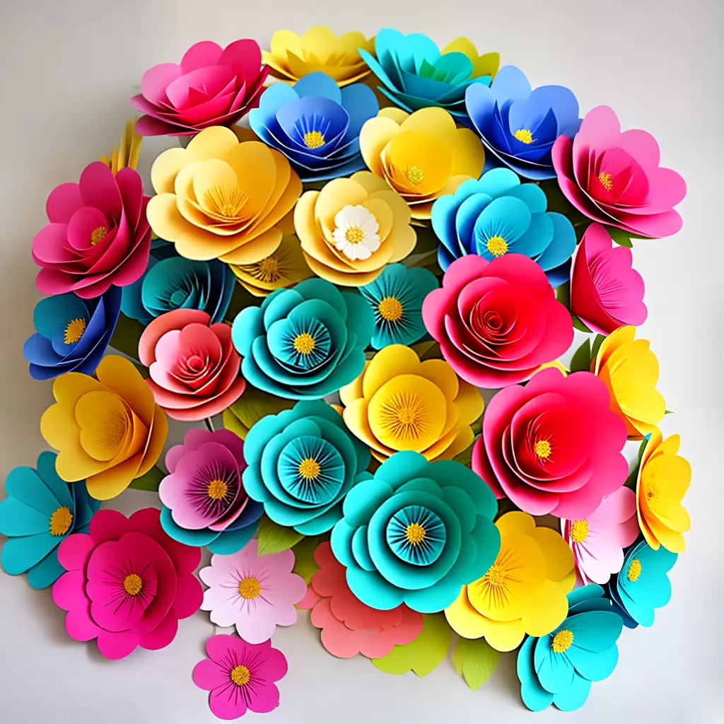 Aprenda a fazer FLORES de papel para o Dia das Mães 4