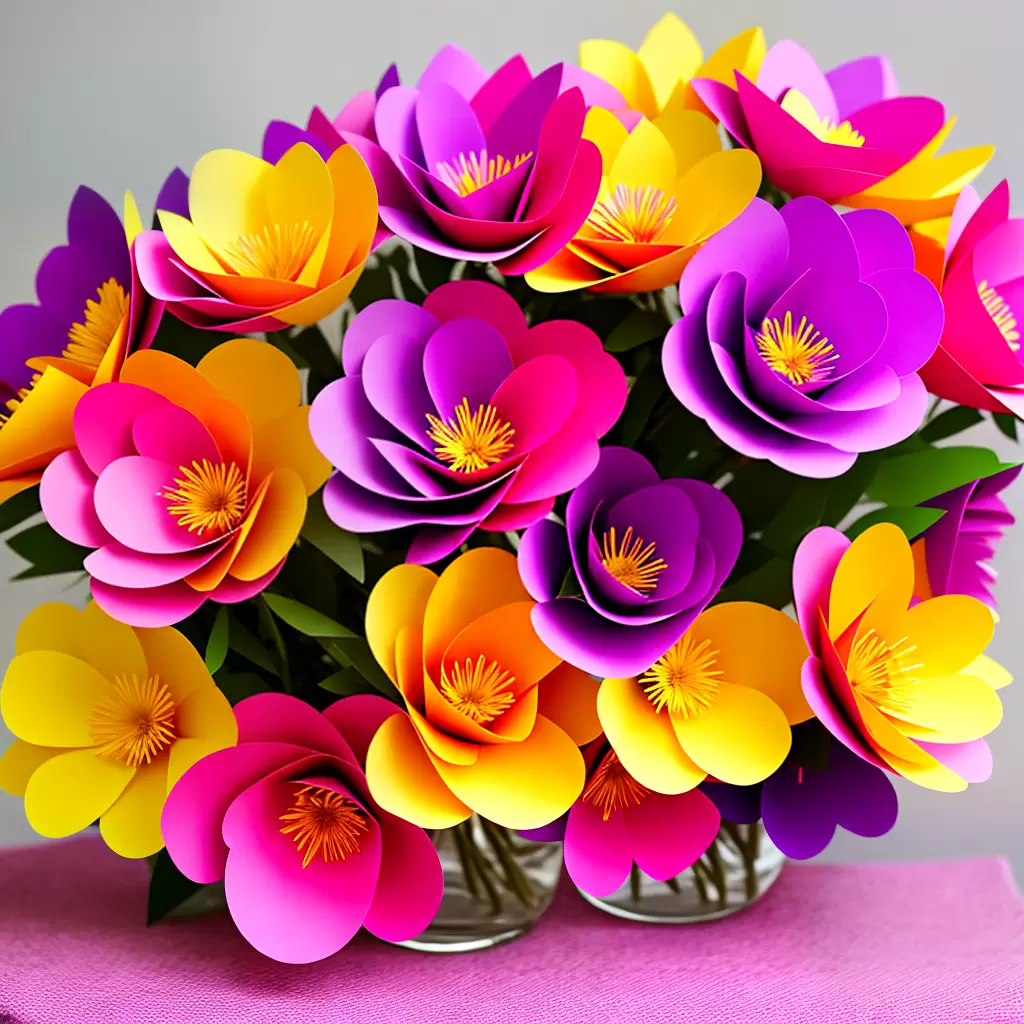 Aprenda a fazer FLORES de papel para o Dia das Mães 8
