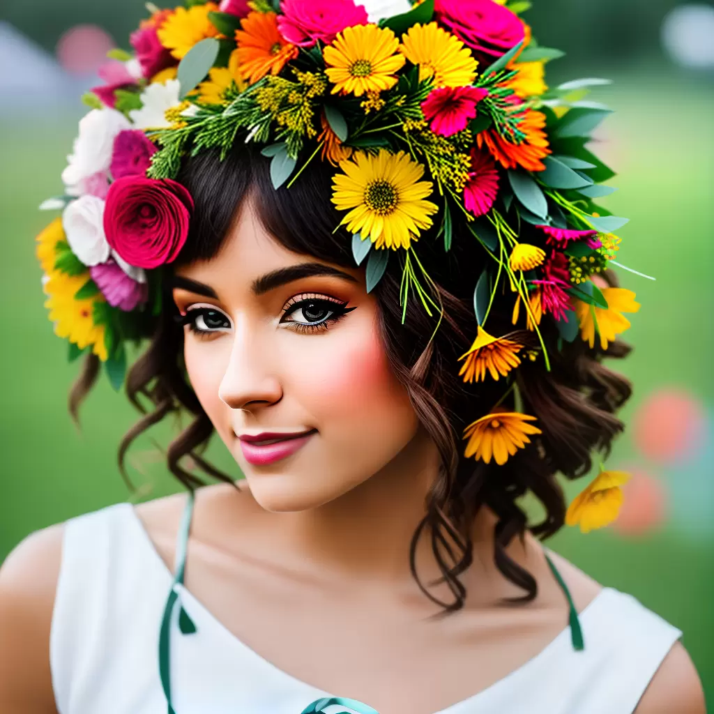 Como FAZER uma coroa de flores de tecido para festivais de música 5 Como FAZER uma coroa de flores de tecido para festivais de música 4