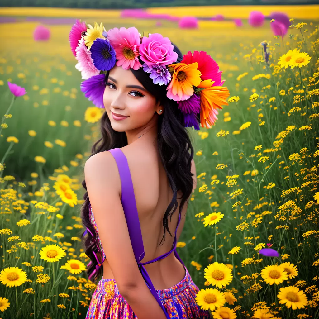 Como FAZER uma coroa de flores de tecido para festivais de música 7 Como FAZER uma coroa de flores de tecido para festivais de música 6