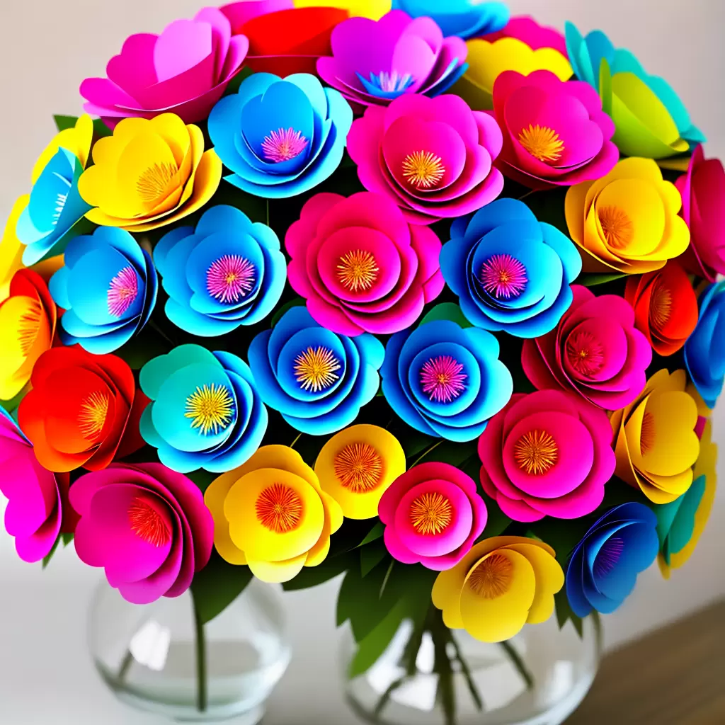 A ARTE de fazer flores de papel para o Dia da Secretária 7 A ARTE de fazer flores de papel para o Dia da Secretária 6