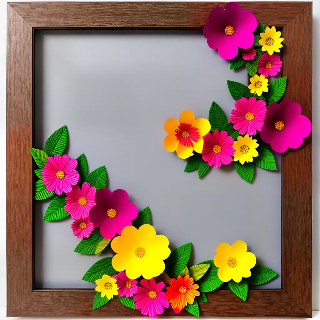 DIY: Quadro de flores artesanais para TRANSFORMAR sua decoração 3 DIY: Quadro de flores artesanais para TRANSFORMAR sua decoração 2