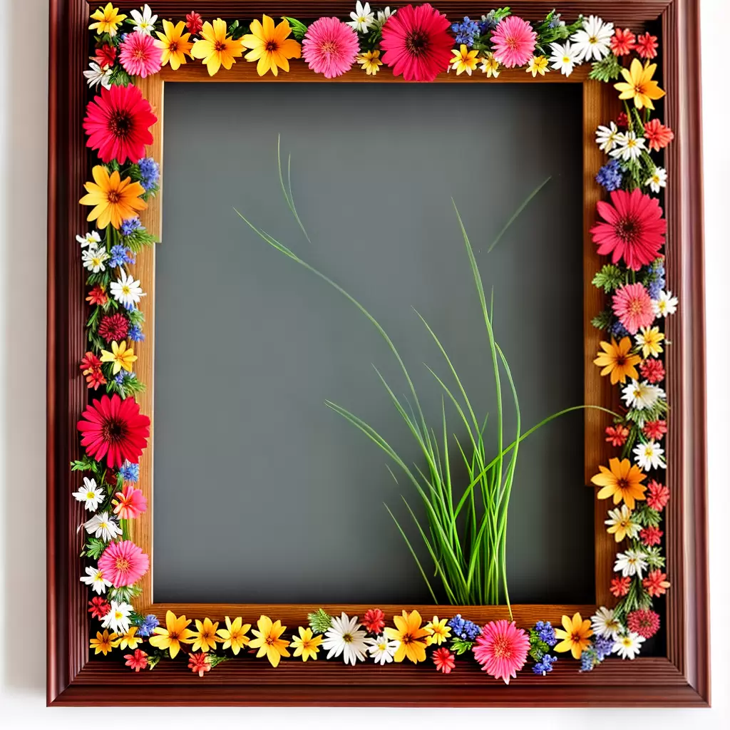 DIY: Quadro de flores artesanais para TRANSFORMAR sua decoração 5 DIY: Quadro de flores artesanais para TRANSFORMAR sua decoração 4