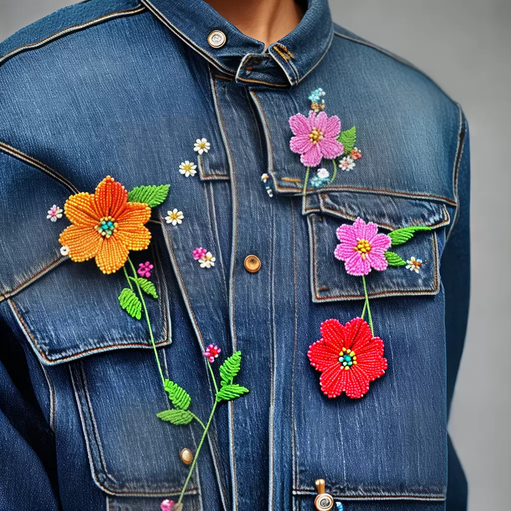 DECORE suas roupas com flores de miçangas: passo a passo