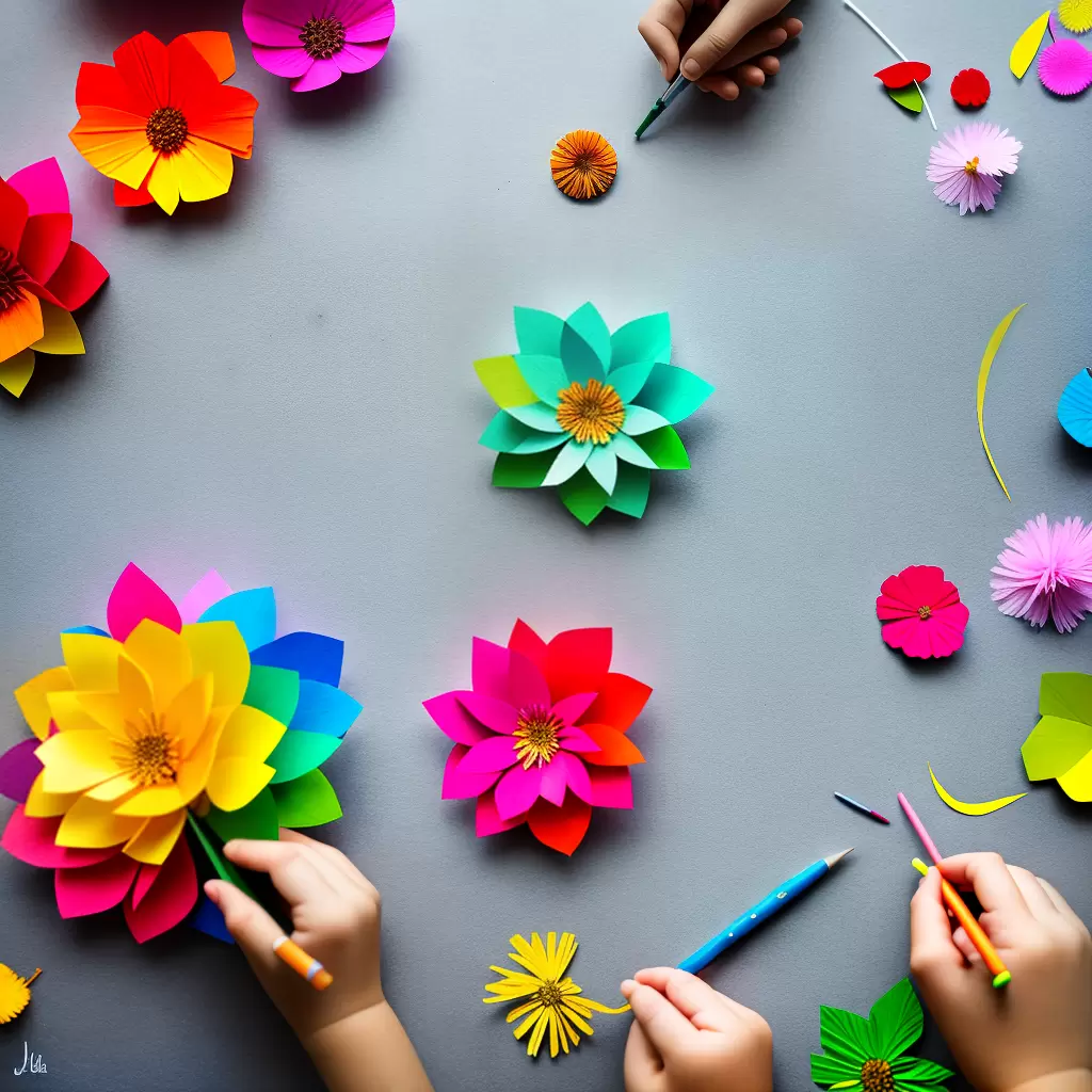 Guia de COMO criar flores artesanais para o Dia das Crianças 4
