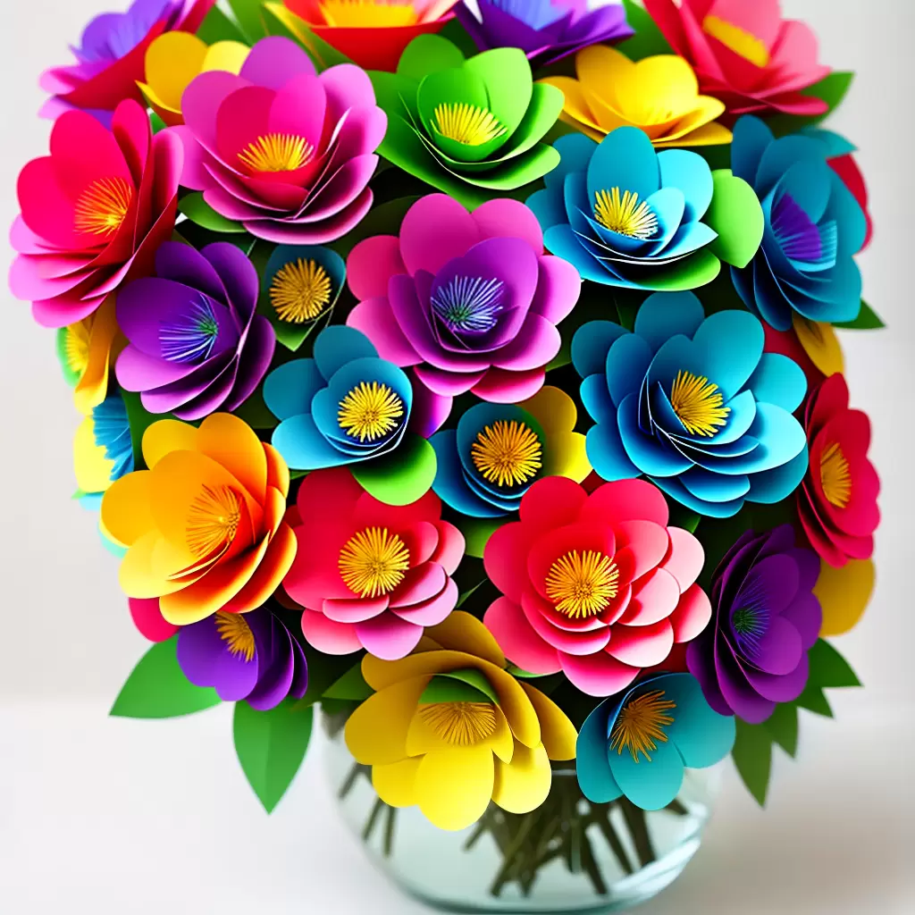 A ARTE de fazer flores de papel: celebre o Dia da Arte 1 A ARTE de fazer flores de papel: celebre o Dia da Arte