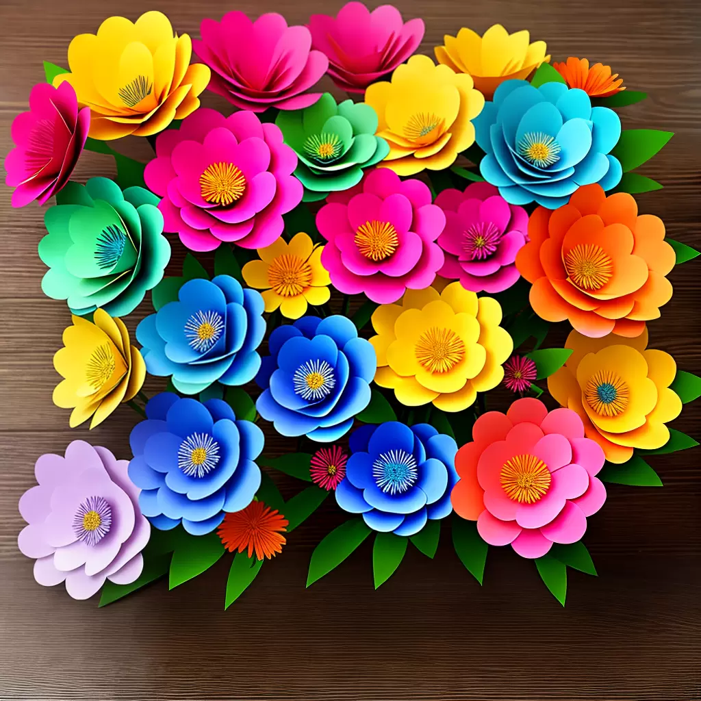 A ARTE de fazer flores de papel: celebre o Dia da Arte 5 A ARTE de fazer flores de papel: celebre o Dia da Arte 4