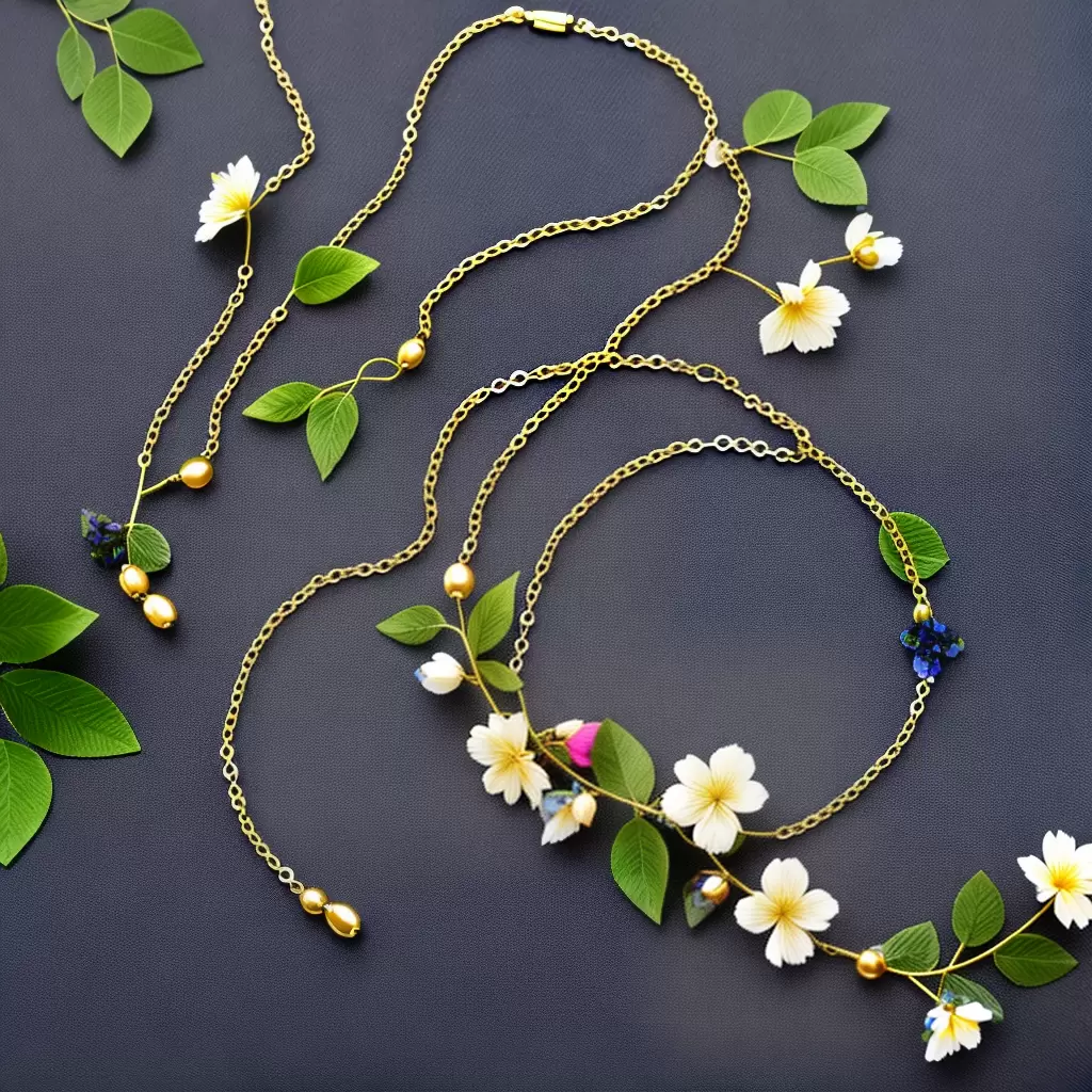 CRIE um lindo colar com flores de tecido: guia passo a passo 8