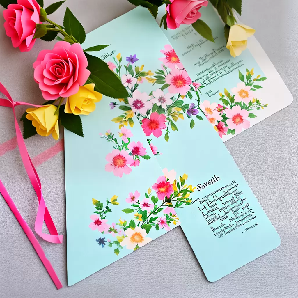 Como FAZER um marcador de páginas com flores de papel 8