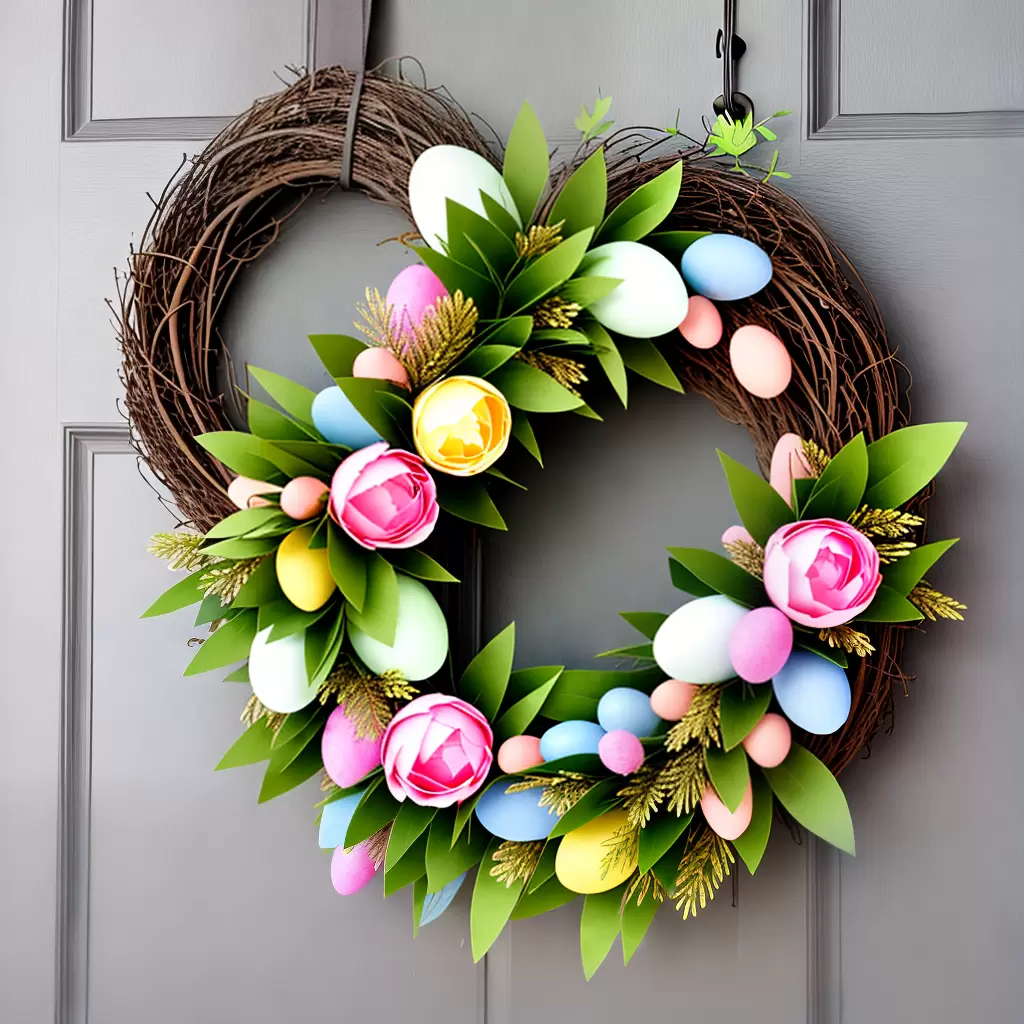 DECORE a casa para a Páscoa com flores artesanais