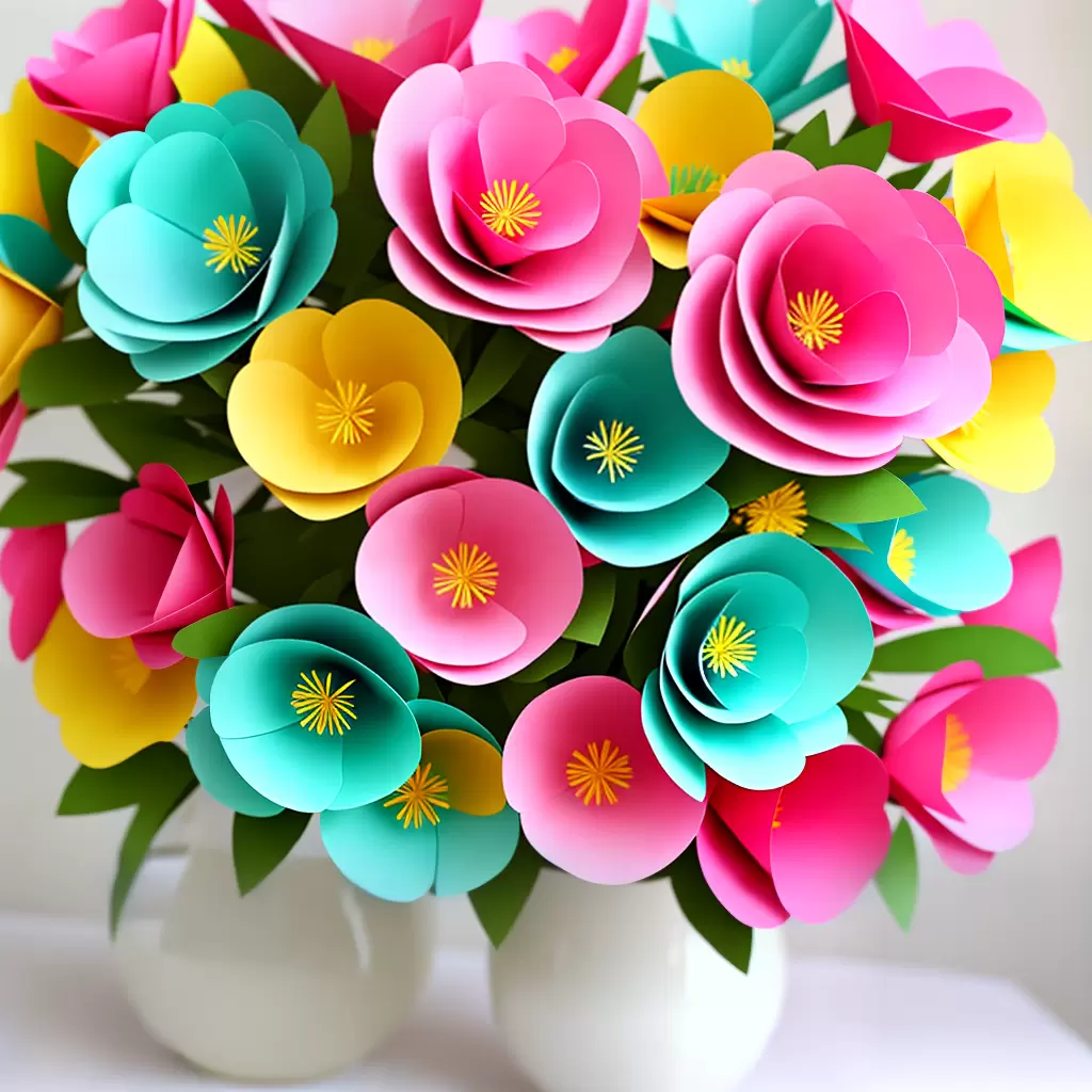 DECORE a casa para a Páscoa com flores artesanais 2