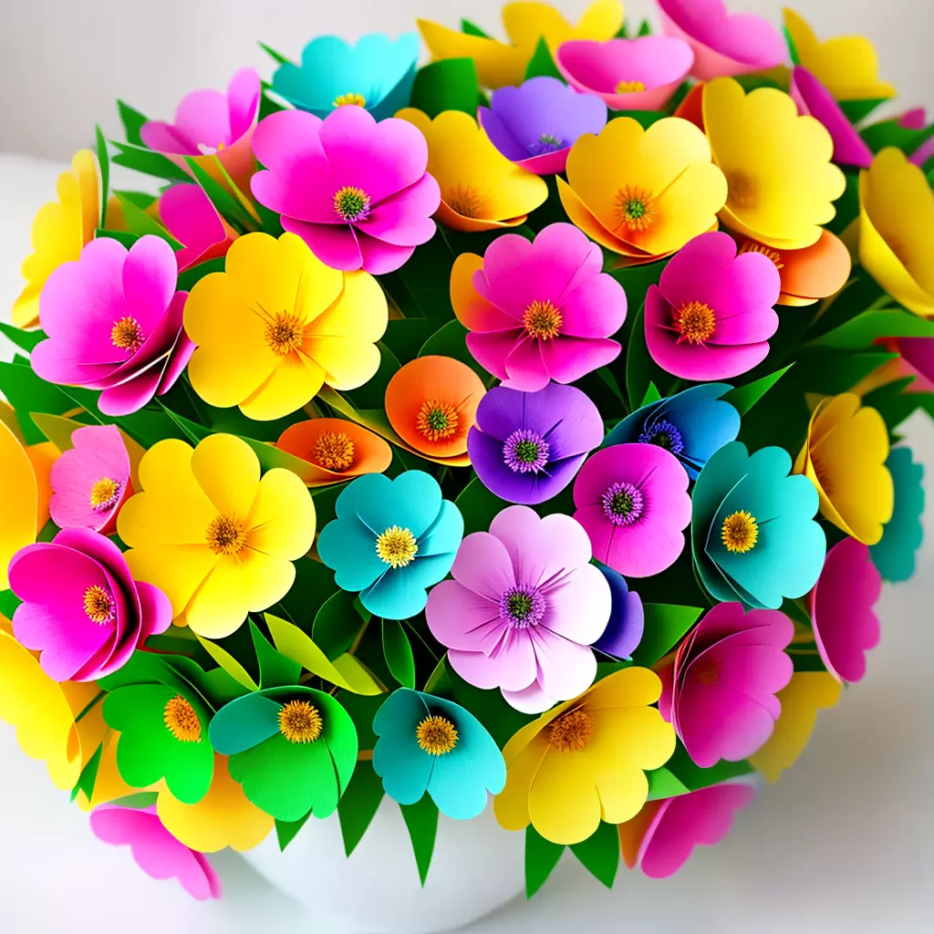 DECORE a casa para a Páscoa com flores artesanais 4
