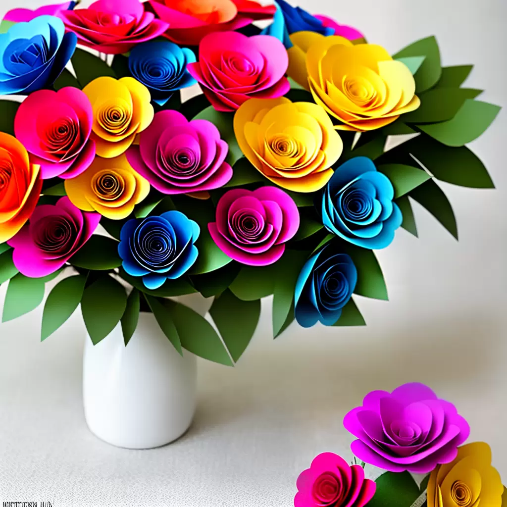 CRIE um lindo vaso de flores de papel: passo a passo 5 CRIE um lindo vaso de flores de papel: passo a passo 4