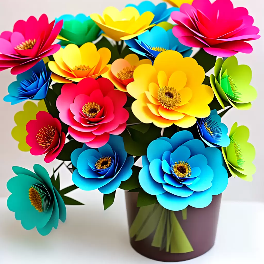 CRIE um lindo vaso de flores de papel: passo a passo 7 CRIE um lindo vaso de flores de papel: passo a passo 6