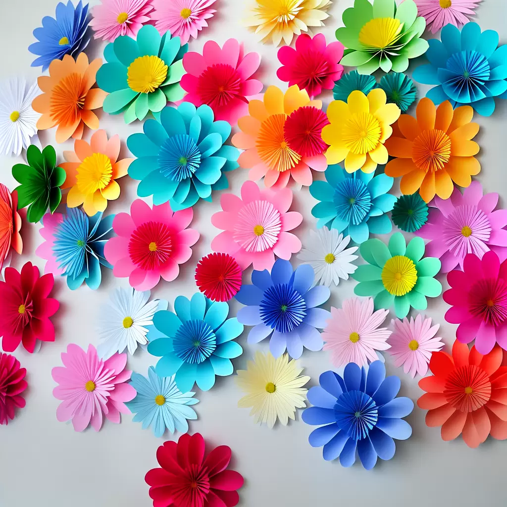 DIY: Como fazer FLORES de papel para o Dia de São Valentim 6